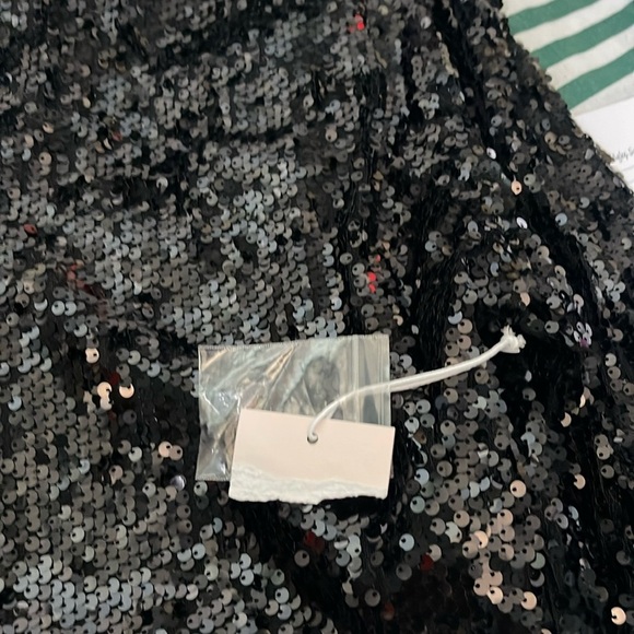 NWT Lauren Conrad - Elegant Black Sequin Dress - size L - Picture 4 of 6
